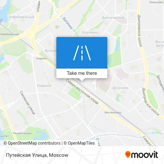 Путейская Улица map