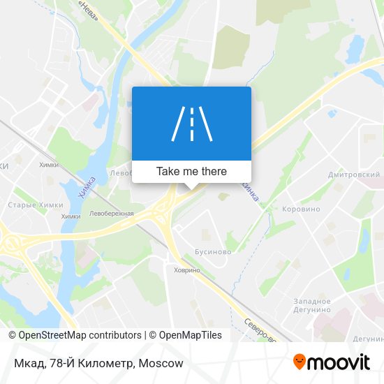 Мкад, 78-Й Километр map