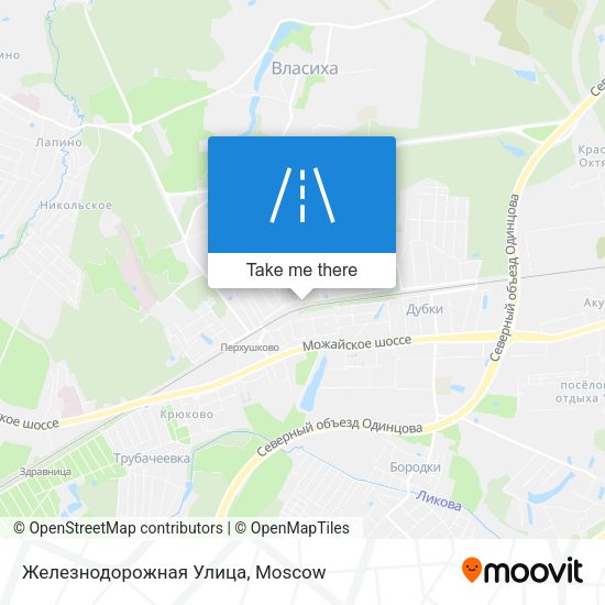 Железнодорожная Улица map