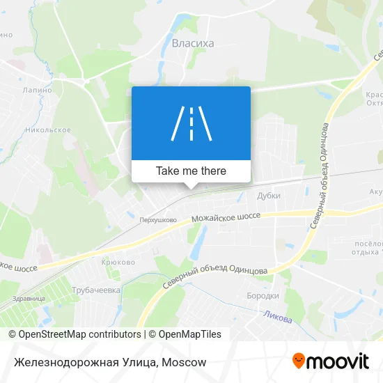 Железнодорожная Улица map