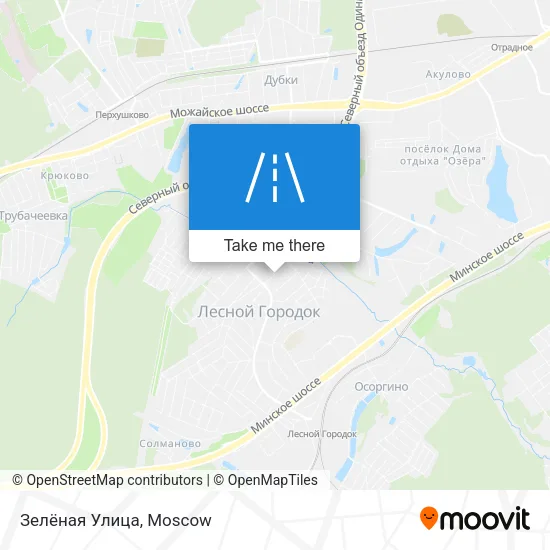 Зелёная Улица map