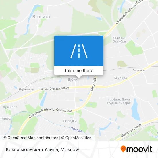 Комсомольская Улица map