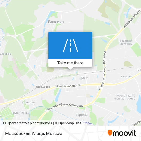 Московская Улица map