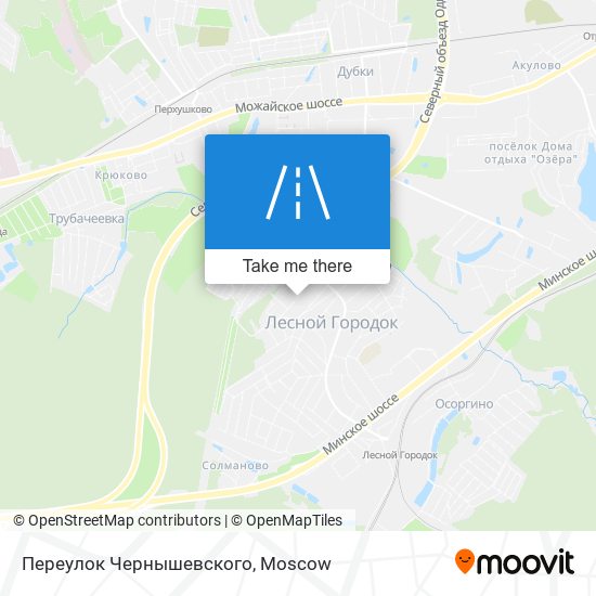 Переулок Чернышевского map