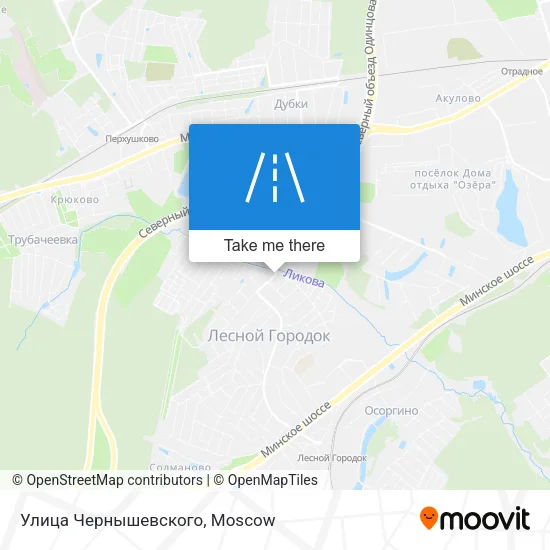 Улица Чернышевского map
