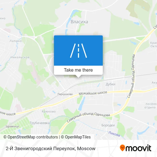 2-Й Звенигородский Переулок map