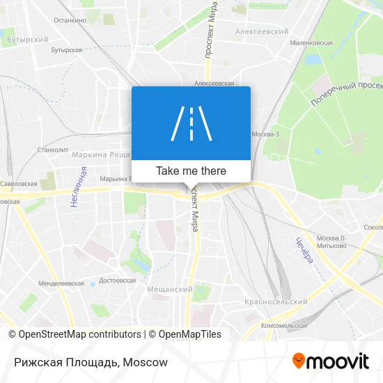 Рижская Площадь map