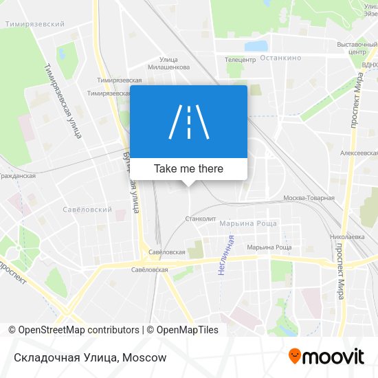 Складочная Улица map
