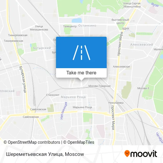 Шереметьевская Улица map