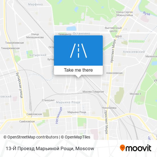 13-Й Проезд Марьиной Рощи map