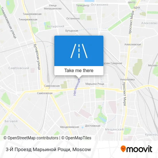 3-Й Проезд Марьиной Рощи map