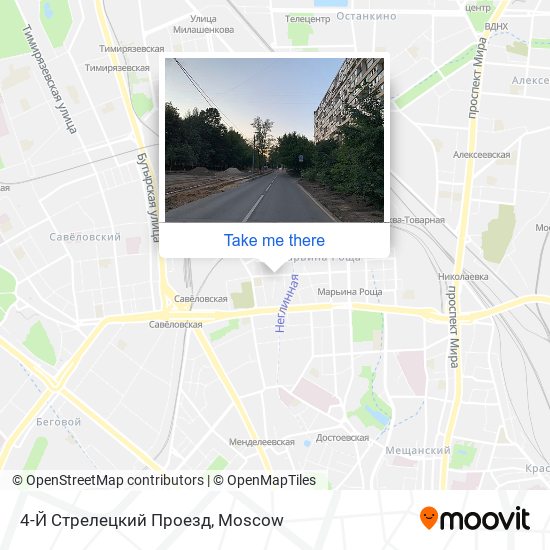 4-Й Стрелецкий Проезд map