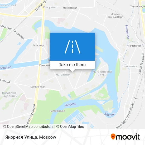 Якорная Улица map