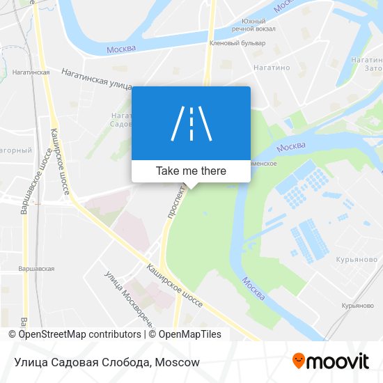 Улица Садовая Слобода map