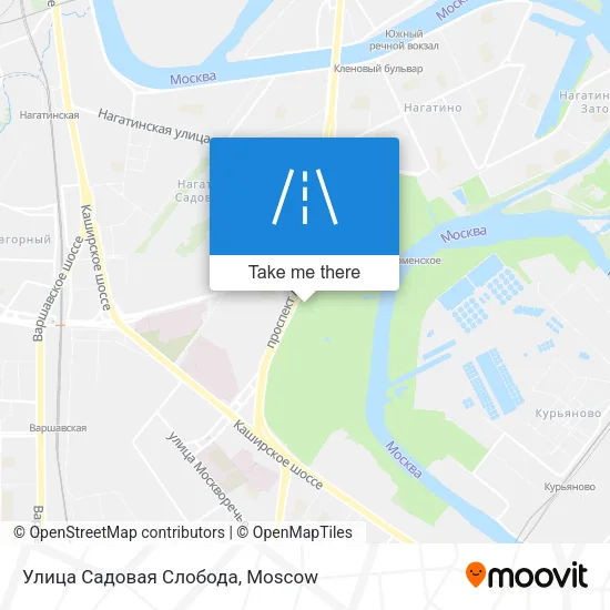 Улица Садовая Слобода map