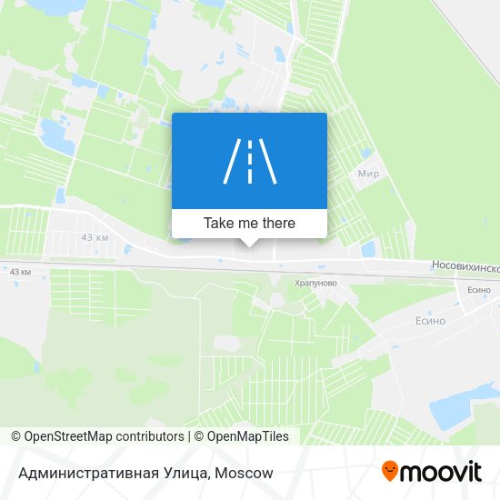 Административная Улица map