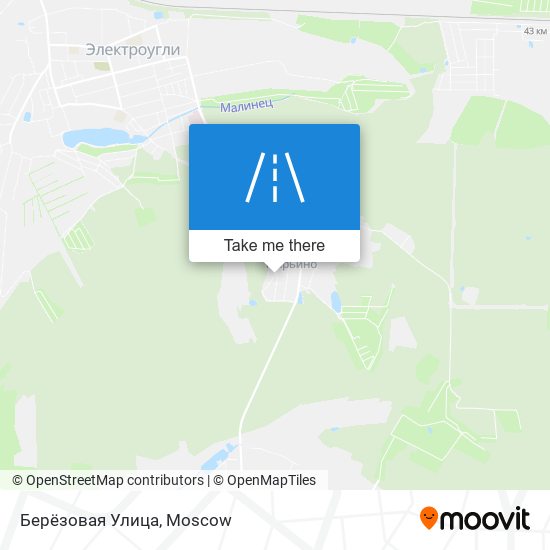 Берёзовая Улица map