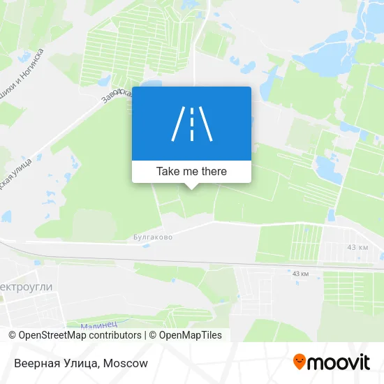 Веерная Улица map