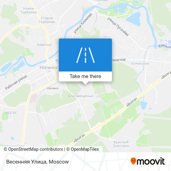 Весенняя Улица map