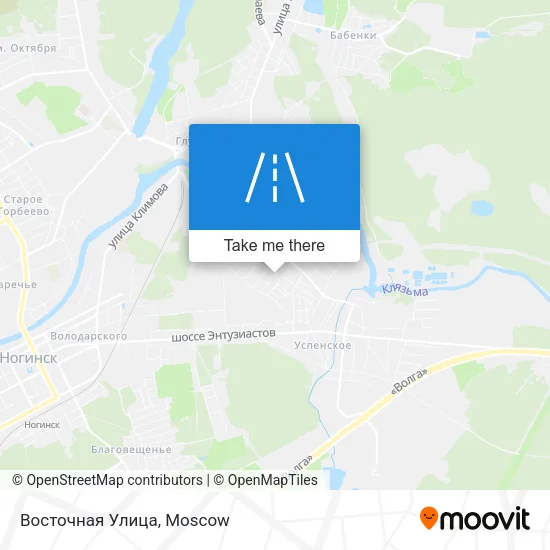 Восточная Улица map