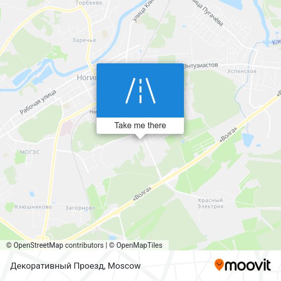 Декоративный Проезд map