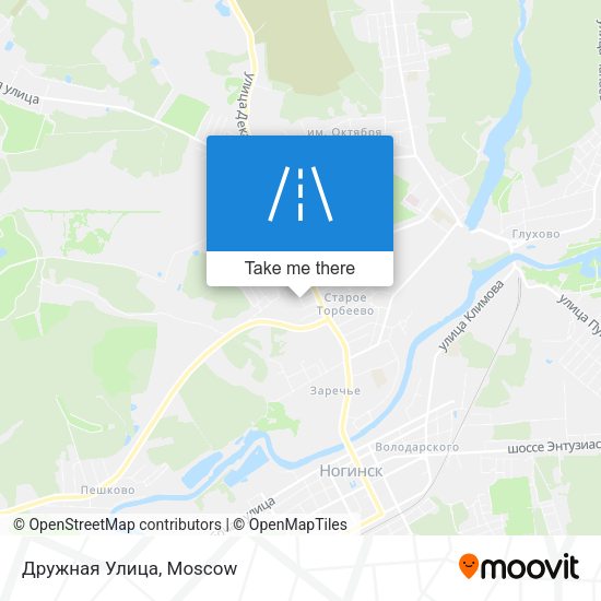 Дружная Улица map