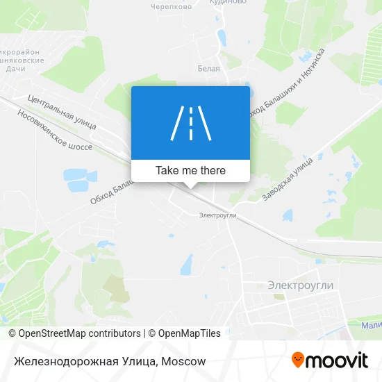Железнодорожная Улица map