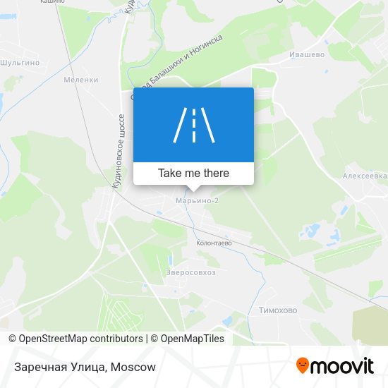 Заречная Улица map