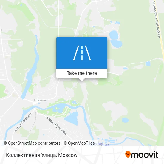 Коллективная Улица map