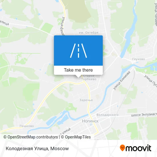 Колодезная Улица map