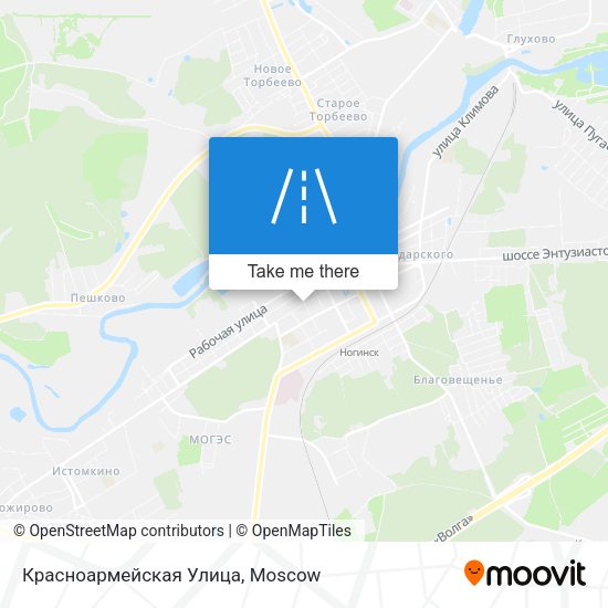 Красноармейская Улица map