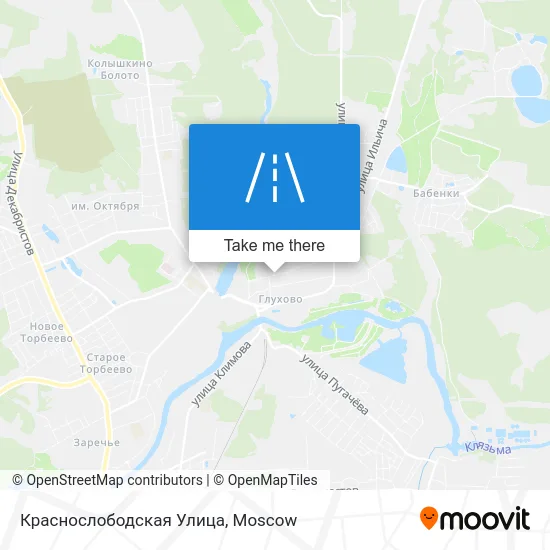 Краснослободская Улица map