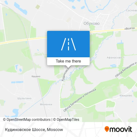 Кудиновское Шоссе map