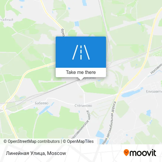 Линейная Улица map