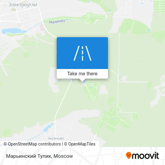 Марьинский Тупик map