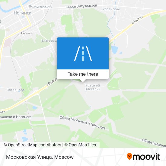 Московская Улица map