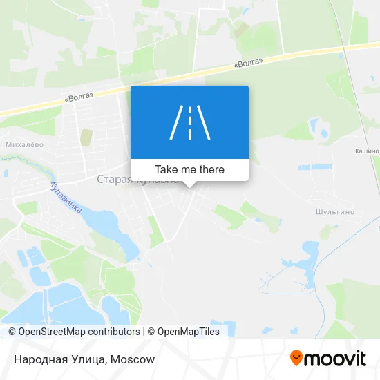 Народная Улица map