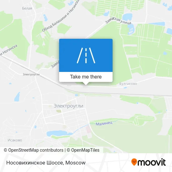 Носовихинское Шоссе map
