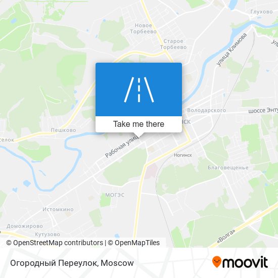 Огородный Переулок map