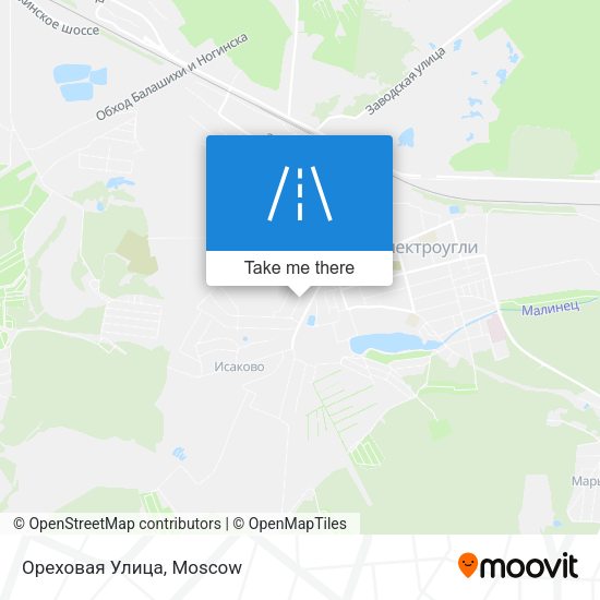 Ореховая Улица map