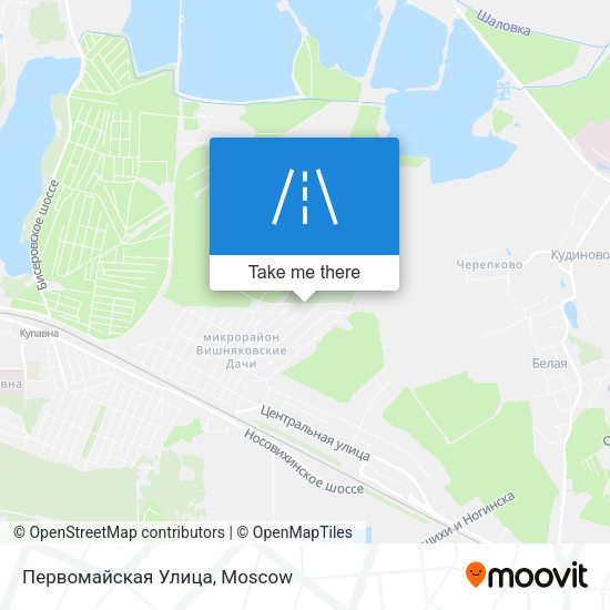 Первомайская Улица map