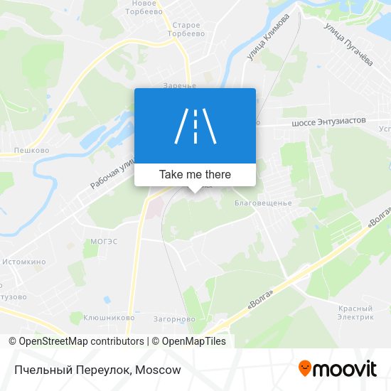 Пчельный Переулок map