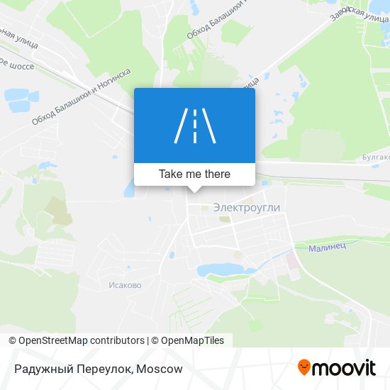 Радужный Переулок map