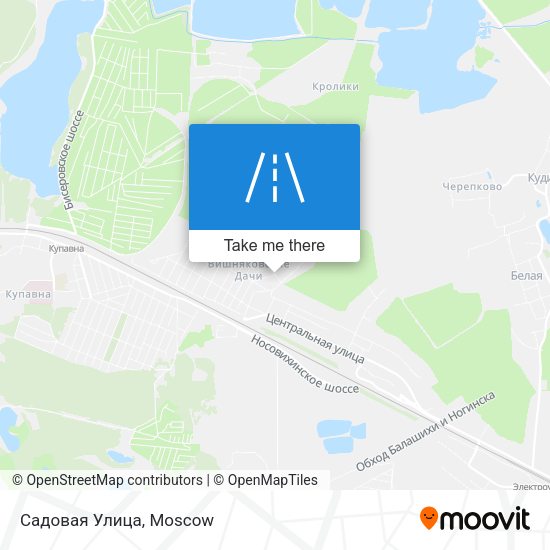 Садовая Улица map