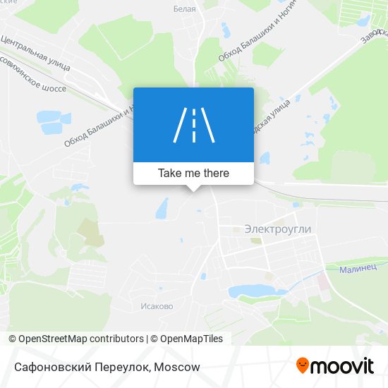 Сафоновский Переулок map