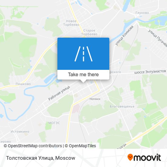 Толстовская Улица map