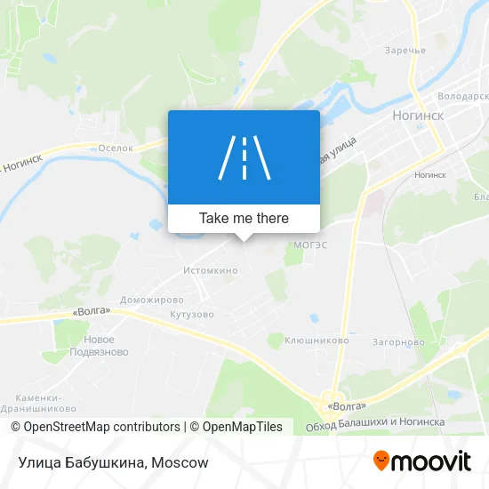 Улица Бабушкина map