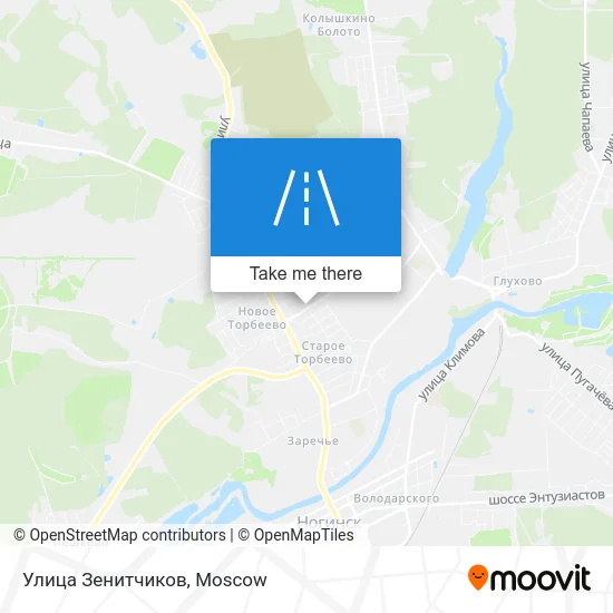 Улица Зенитчиков map