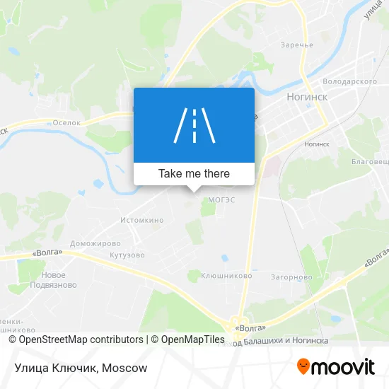 Улица Ключик map