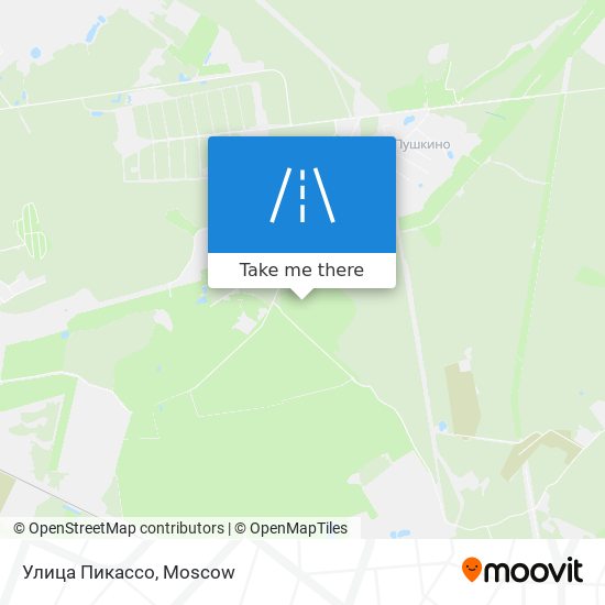 Улица Пикассо map